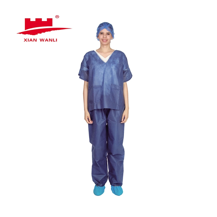 SMS Waterproof Nurse Scrub Suits Disposable for Hospital