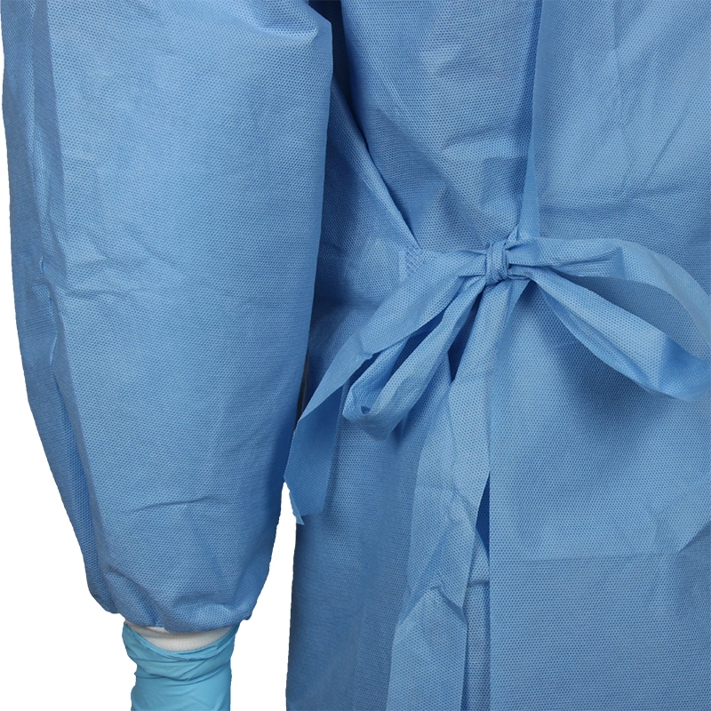 Anti-Static Disposable Hospital Sterile SMS Theatre Isolation Gown Surgical Gown - Standard